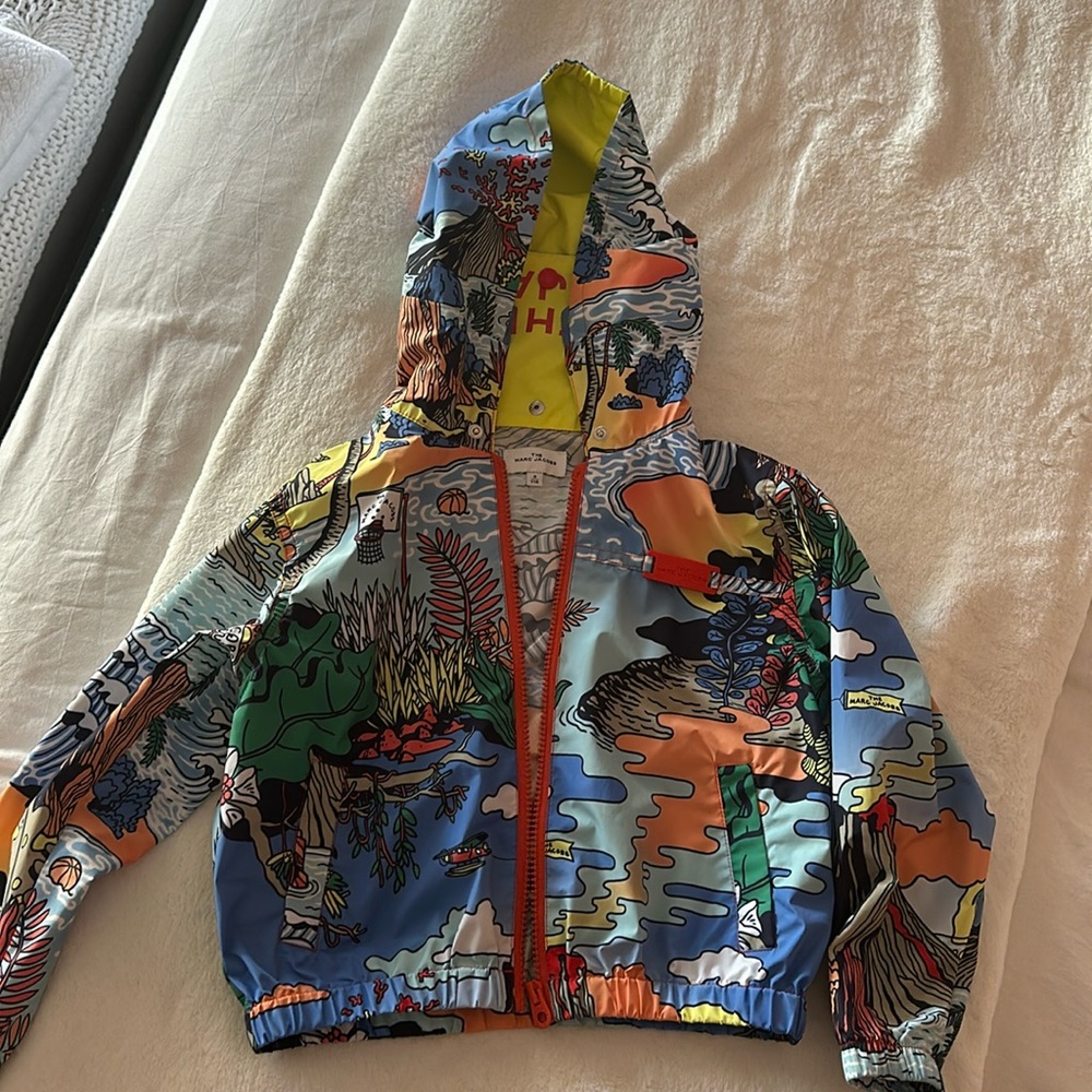 The Mark Jacobs kids hooded windbreaker sz 6